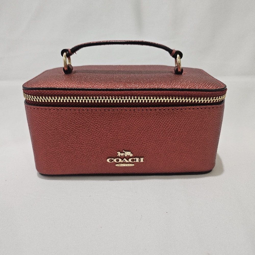 Coach Red Cosmetic Bag